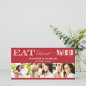 & BE MARRIED | BEWAREN VAN DE DATUM VAN AANKONDIGI SAVE THE DATE (Staand voorkant)