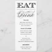 & BE MARRIED | MENU (Voorkant)