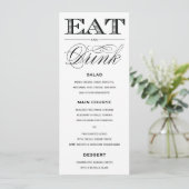 & BE MARRIED | MENU (Staand voorkant)