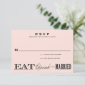 & BE MARRIED | RSVP 3,5 x 5 (Staand voorkant)