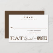 & BE MARRIED | RSVP 3,5 x 5 (Voorkant / Achterkant)