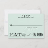 & BE MARRIED | RSVP 3,5 x 5 (Voorkant)