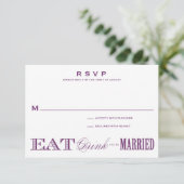 & BE MARRIED | RSVP 3,5 x 5 (Staand voorkant)