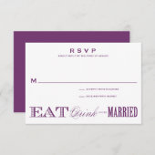 & BE MARRIED | RSVP 3,5 x 5 (Voorkant / Achterkant)