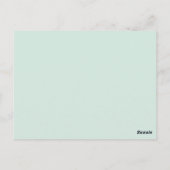 & BE MARRIED | TABEL NUMMER BRIEFKAART (Achterkant)