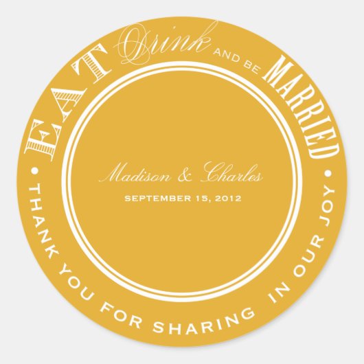 & BE MARRIED | VOORSTANDER STICKERS (Voorkant)