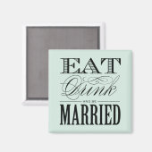 & BE MARRIED | WEDING MAGNET (Voorkant / Achterkant)