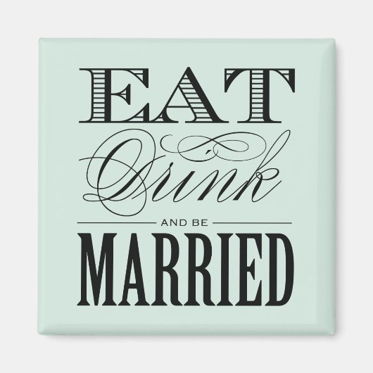 & BE MARRIED | WEDING MAGNET (Voorkant)