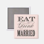 & BE MARRIED | WEDING MAGNET (Voorkant / Achterkant)