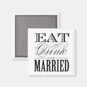 & BE MARRIED | WEDING MAGNET (Voorkant / Achterkant)
