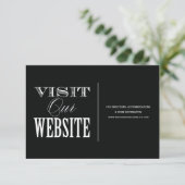 & BE MARRIED | WEDING WEBSITE-KAART INFORMATIEKAARTJE (Staand voorkant)