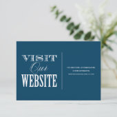 & BE MARRIED | WEDING WEBSITE-KAART INFORMATIEKAARTJE (Staand voorkant)