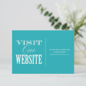 & BE MARRIED | WEDING WEBSITE-KAART INFORMATIEKAARTJE (Staand voorkant)