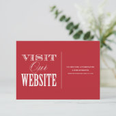 & BE MARRIED | WEDING WEBSITE-KAART INFORMATIEKAARTJE (Staand voorkant)