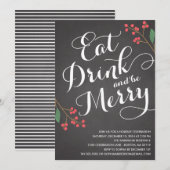 BE MERRY BERRIES | VERZOEK VAN DE PARTIJ VAN HOLID KAART (Voorkant / Achterkant)