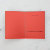 BE MIJN VALENTIJN rode hartballon bewerkbare Kaart (Binnen)