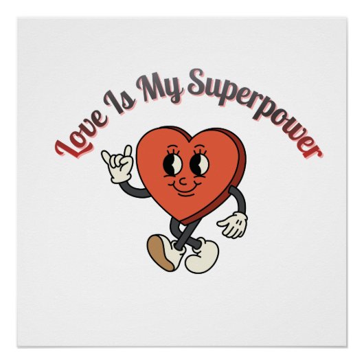 Be Mine 2026 – Retro Valentine Love Typography Perfect Poster (Voorkant)