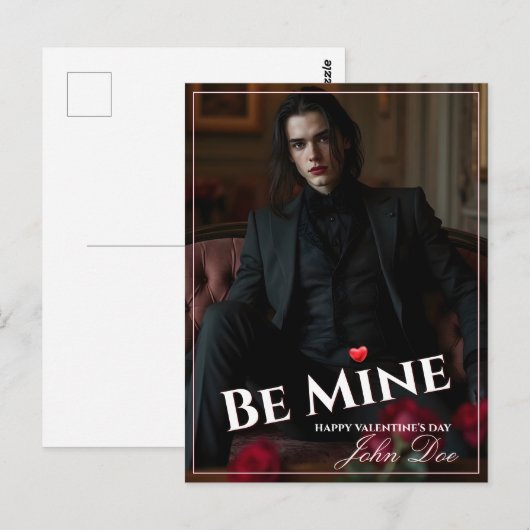 Be Mine – A Quiet Valentine’s Promise Briefkaart (Voorkant / Achterkant)