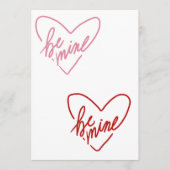 BE MINE  ADVIESKAART (Voorkant)