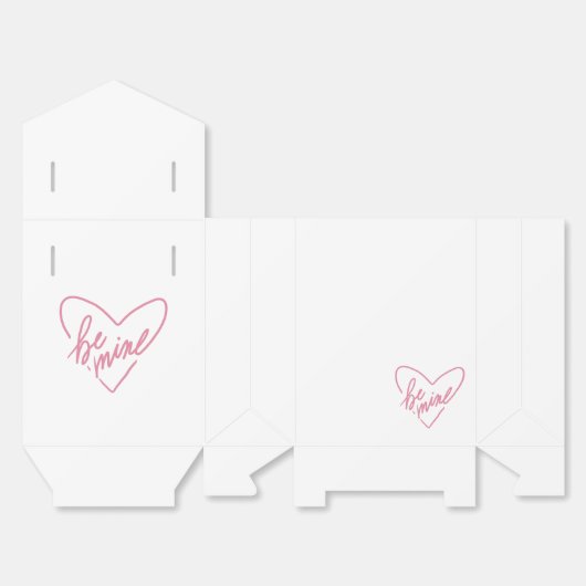 BE MINE BEDANKDOOSJES (Ongevouwen)