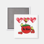 BE Mine Bijen Tomato Magnet (Voorkant / Achterkant)