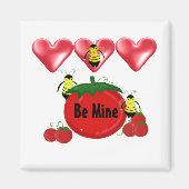 BE Mine Bijen Tomato Magnet (Voorkant)