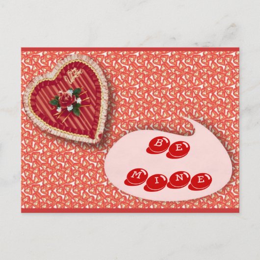 BE MINE BRIEFKAART (Voorkant)