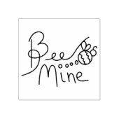 Be Mine Bumblebee Rubberstempel (Afrduk)