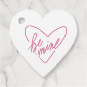 BE MINE CARD BEDANKJES LABELS (Voorkant)