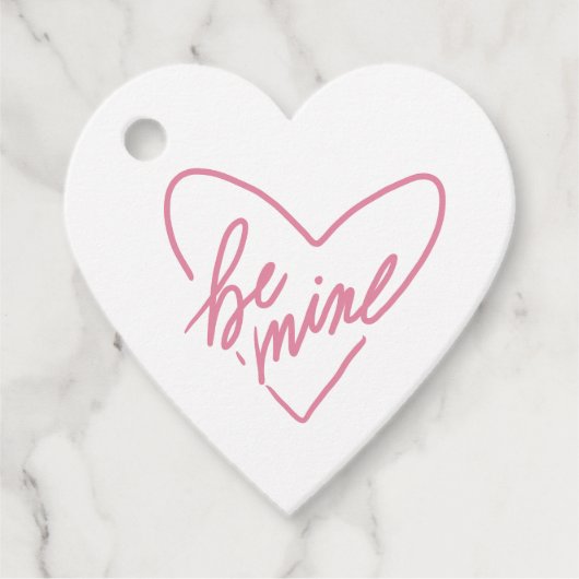 BE MINE CARD BEDANKJES LABELS (Voorkant)
