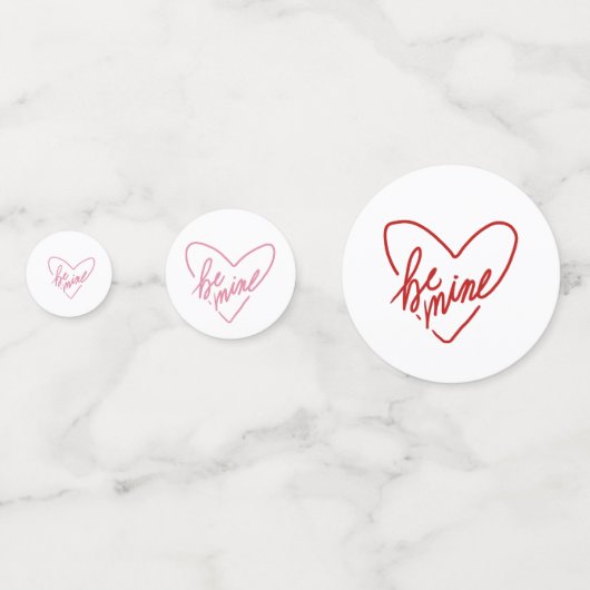 BE MINE CONFETTI  (Voorkanten)