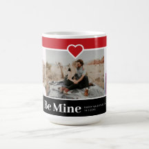 Be Mine Custom 3 Foto's Valentijns Kaart