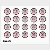 Be Mine English Bulldog Valentijn Stickers (Vel)