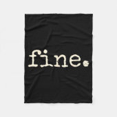 Be Mine - Fine Funny Couple Matching Valentine's D Fleece Deken (Voorkant)