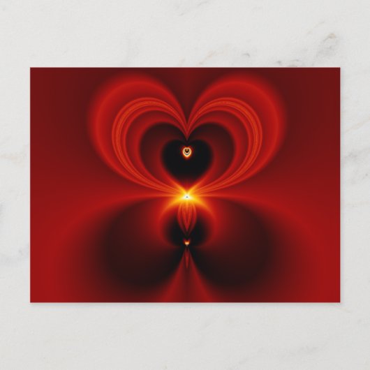 Be Mine - Fractal Briefkaart (Voorkant)