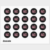 Be Mine Funny Valentijn Snoep Heart Ronde Sticker (Vel)