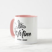 Be Mine Happy Valentines Day Mug - Romantic Mok (Voorkant links)