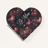 Be Mine Hearts ontwerp Notitieboek (Voorkant)