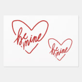 BE MINE INPAKPAPIER VEL (Voorkant 2)