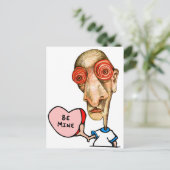 Be+Mine Insomniac Briefkaart (Staand voorkant)