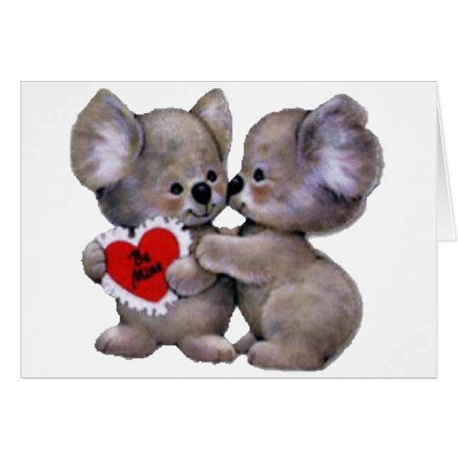 Be Mine Koalas (Voorkant Horizontaal)