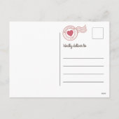 Be Mine Miauw Waterverf Kat Paar Valentijnsdag Feestdagenkaart (Achterkant)