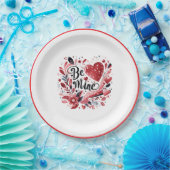 Be Mine Paper Plate Papieren Bordje (Feest)
