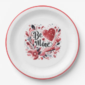 Be Mine Paper Plate Papieren Bordje (Voorkant)