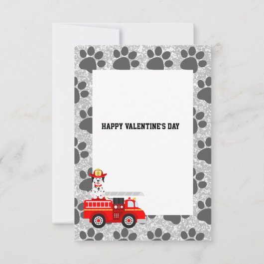 Be Mine Puppy Valentijn 3.5 "x5" Flat Wenskaart Kaart (Achterkant)