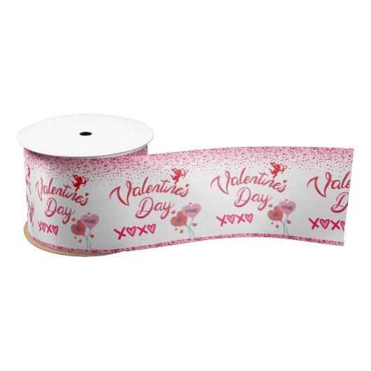 Be Mine Ribbon Satijnen Lint (Spoel)