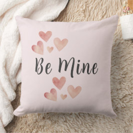 Be Mine Romantic Blush Pink Valentine  Kussen