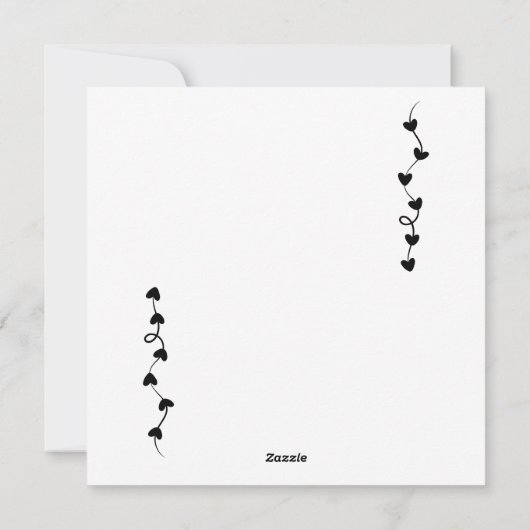 BE MINE - Schattigee gepersonaliseerde moderne Val Feestdagenkaart (Achterkant)