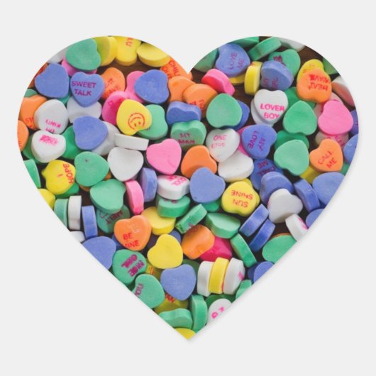 Be Mine Snoep hart Stickers - Valentijnsdag (Voorkant)