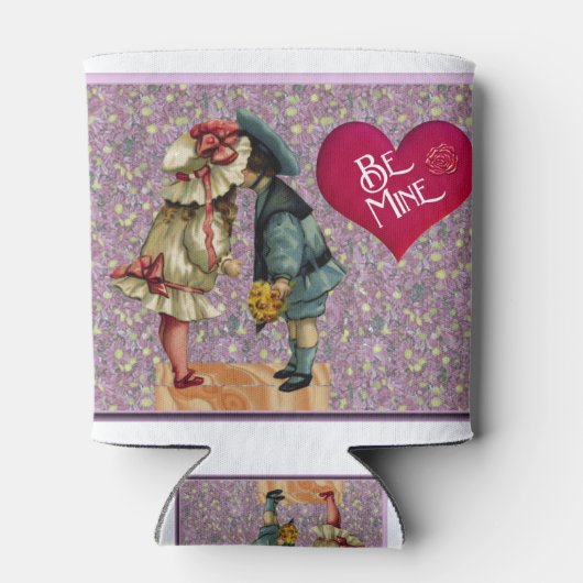 "Be Mine" Sweet Nostalgische Valentijn Blikjeskoeler (Achterkant)